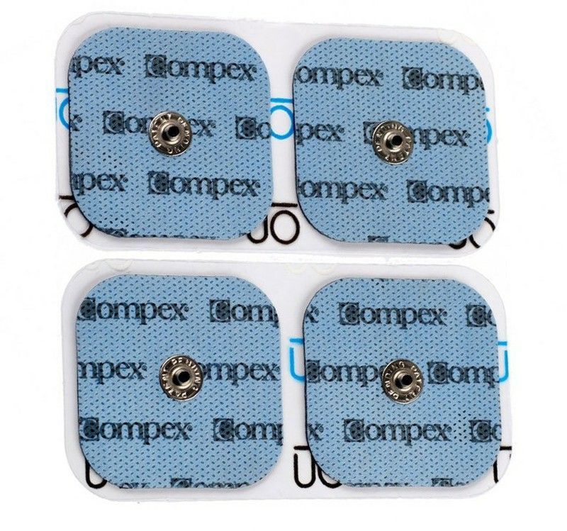 Compex 4 electrodos performance snap 5x5 cms