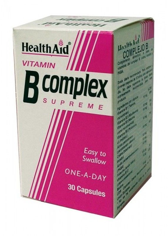 Complejo B 30 Cápsulas Health Aid
