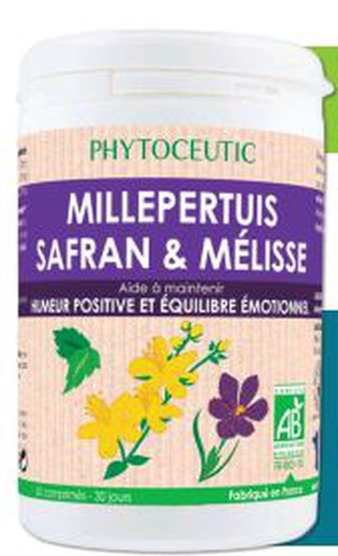 Complejo Hiperico+Azafran+Melisa Bio 60 Comp