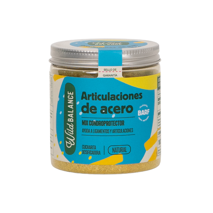 Complemento articulaciones de acero perros y gatos 100gr wild balance