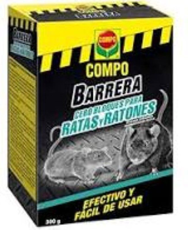 Compo Barrera Cebo Ratas/Ratones 150 Gr