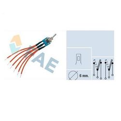 comutador ,Interruptor minitura Cromado, 6 Conexiones 80mm. F65805 FAE