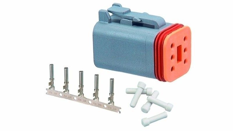 Conector Deutsch 6 vías hembra estanco