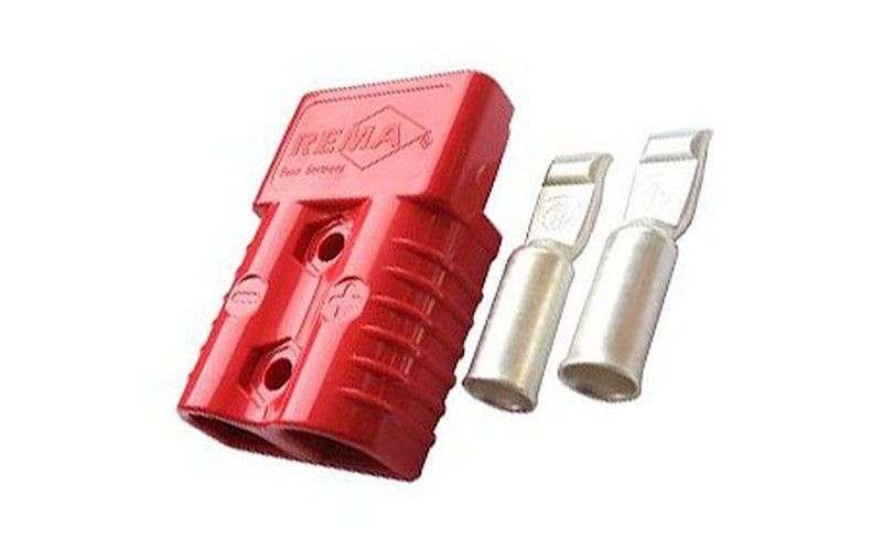 Conector eléctrico rojo 175 A Rema carretilla electrica