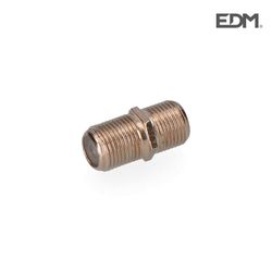 Conector empalmador "f" macho-macho retractilado