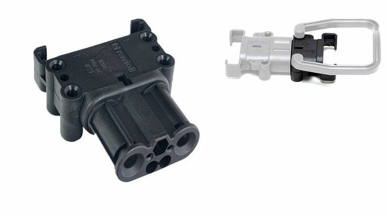 Conector hembra 160 Amp bipolar Serie Europa carretilla elevadora eléctrica