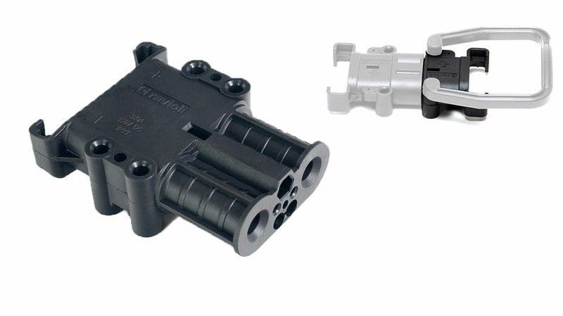 Conector hembra 320 Amp bipolar Serie Europa carretilla elevadora eléctrica