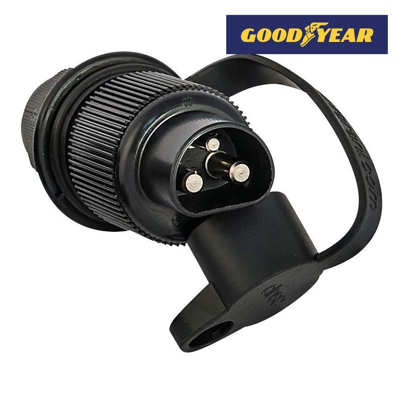 Conector Macho 3 Polos Blister Goodyear
