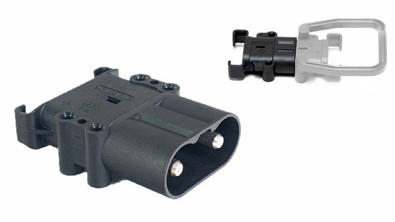 Conector macho 320 Amp bipolar Serie Europa carretilla elevadora eléctrica