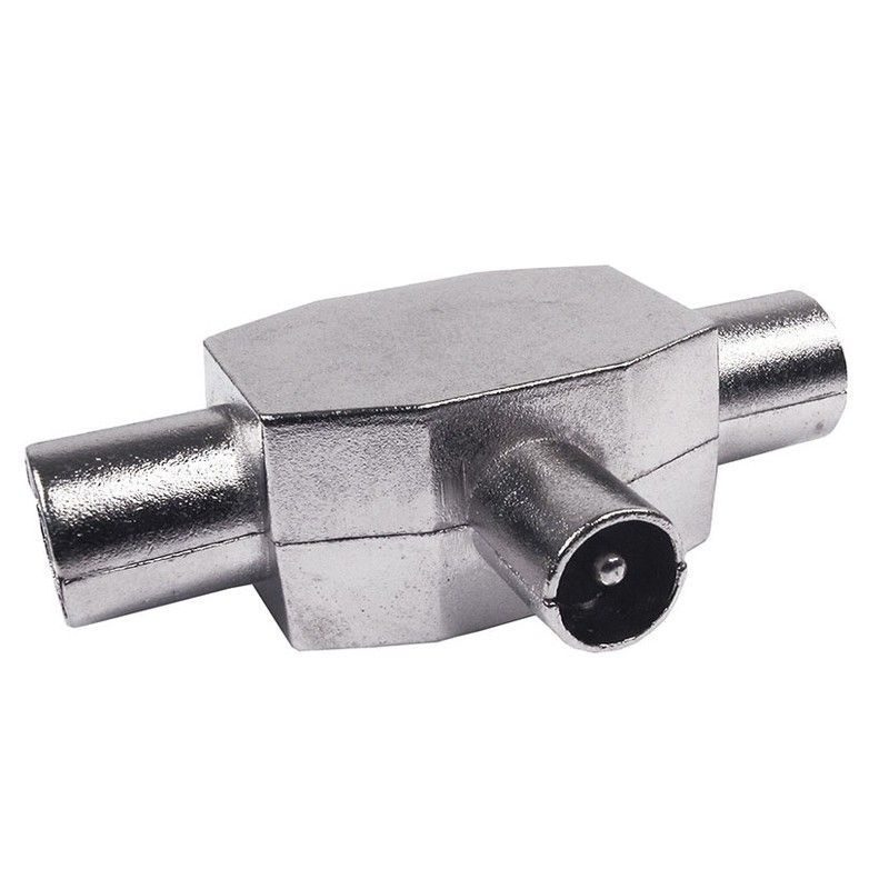 Conector Triple Blindado (1M / 2H)