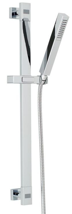 CONJUNTO BARRA DUCHA CUADRADA MODELO CUBIC