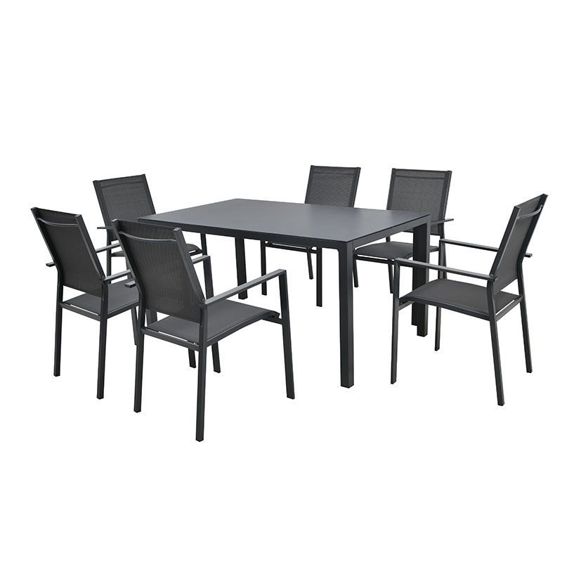 Conjunto Comedor Terraza 7Pcs