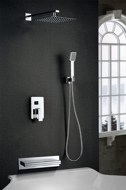 Conjunto de baño empotrado Java cromo GPV017 Imex