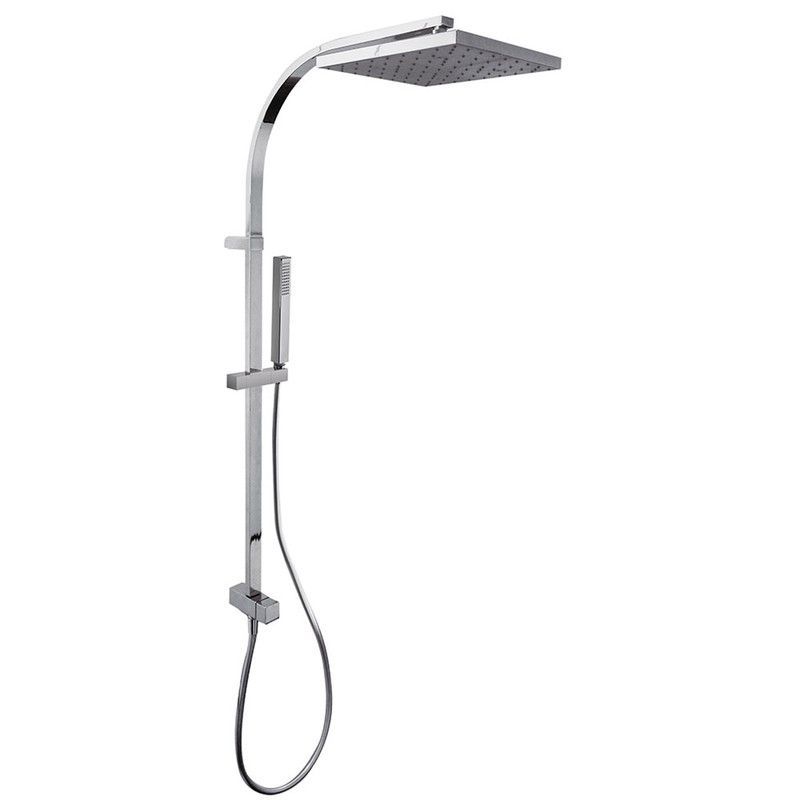 Conjunto de barra de ducha sin grifo con toma de agua y rociador