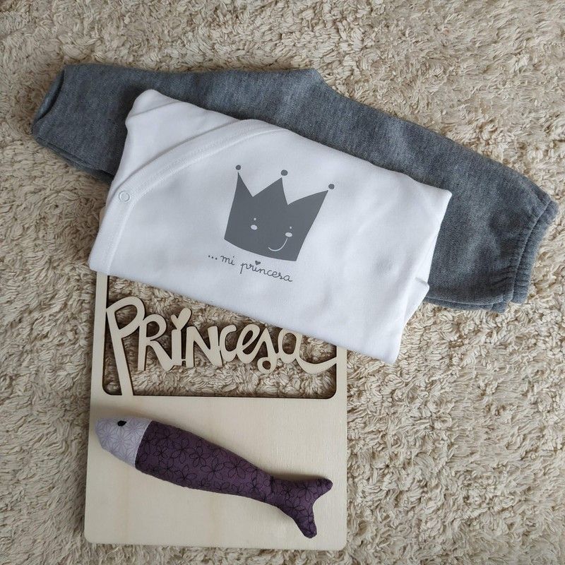 Conjunto de bebe primera puesta 9014 mi princesa somnins