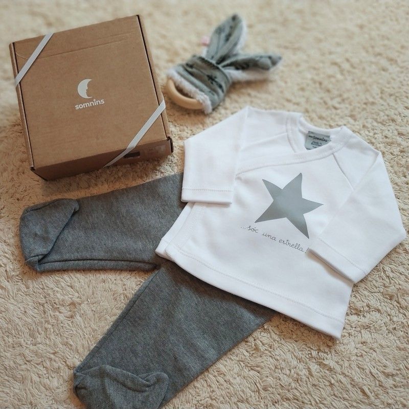 Conjunto de bebe primera puesta 9021 sóc una estrella somnins