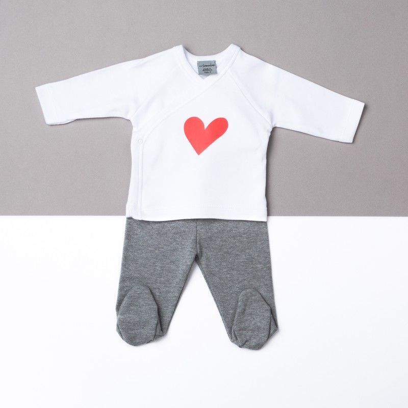 Conjunto de bebe primera puesta 9081 with love somnins