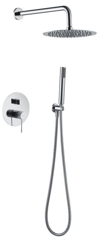 Conjunto de ducha empotrado Line Cromo GPD038 Imex