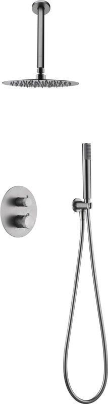 Conjunto de ducha empotrado Top Níquel cepillado GTQ038-NQ Imex