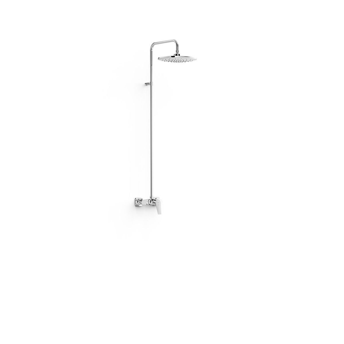 Conjunto de grifo monomando mural de 1 vía para ducha