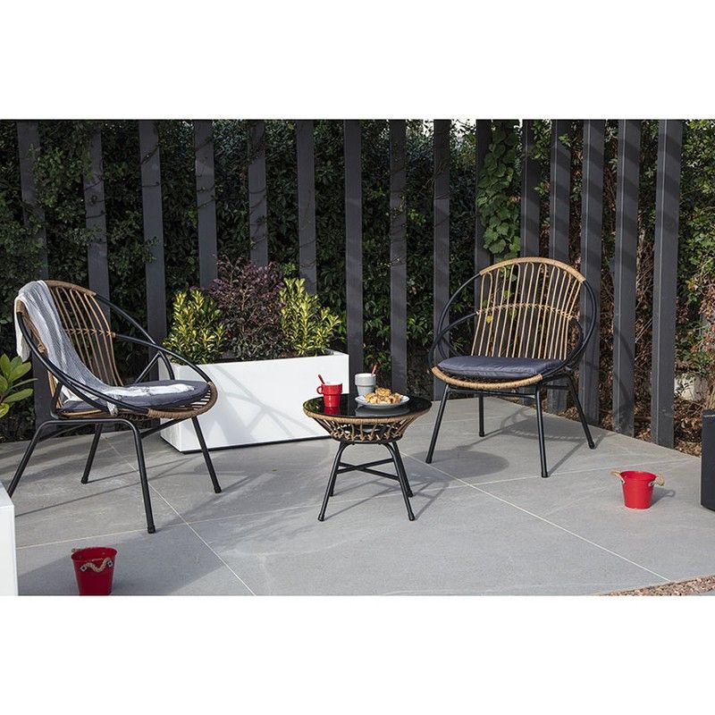 Conjunto de jardín Bistro Gran confort. Ref. 8704N272