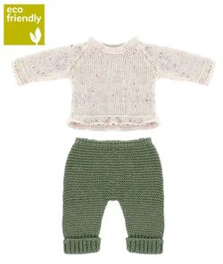 Conjunto de punto 32 cm jersey y pantalón