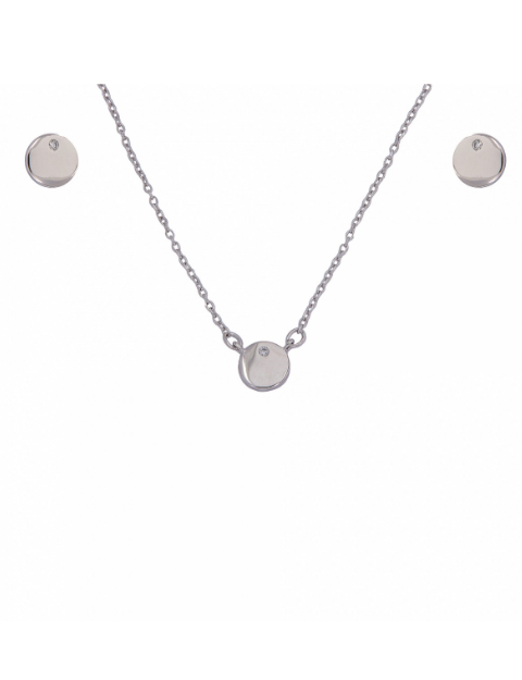Conjunto Plata Mujer PJUE285 Media Luna