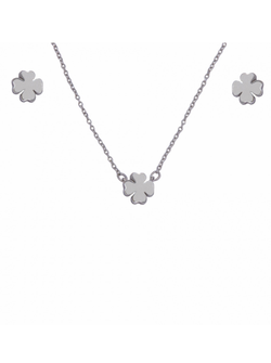 Conjunto Plata Mujer PJUE288 Trébol