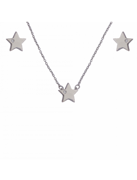 Conjunto Plata Mujer PJUE289 Estrella