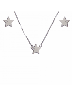 Conjunto Plata Mujer PJUE289 Estrella