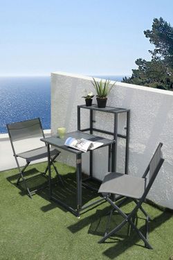 Conjunto plegable acero HERA