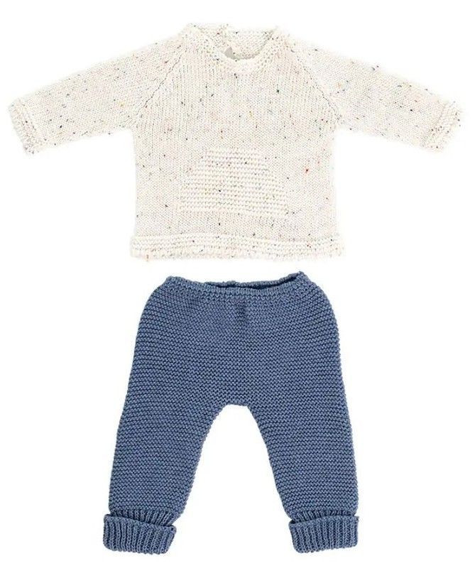 Conjunto punto 40 cm jersey y pantalón