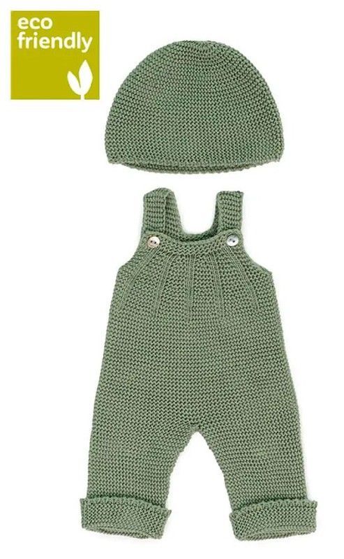 Conjunto punto peto y gorro 38 cm.