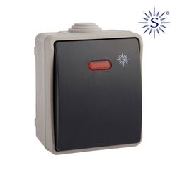 Conmutador luminoso ip54 solera
