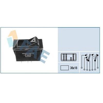 Conmutador señal de emergencia. F62350 FAE