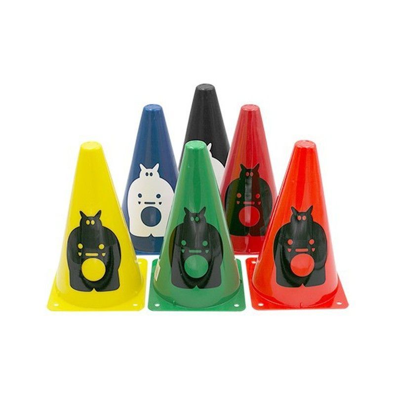 Cono con hipopotamo. Varios tamaños y colores