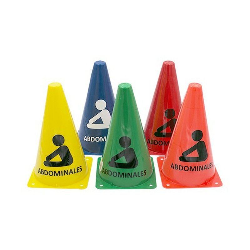 Cono para training. Impresión abdominales. Varios tamaños y colores