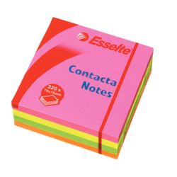 Contacta Notes cubo 75 mm. x 75 mm. (Bloc 320 hojas), multicolor