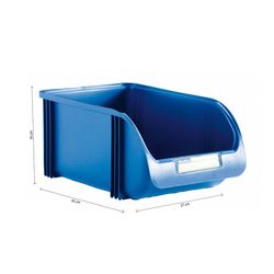 Contenedor 27cm titanium azul