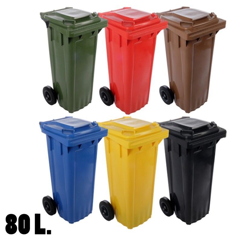 Contenedor 80 litros para residuos