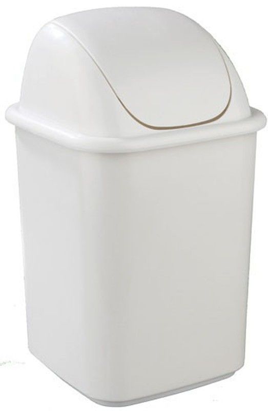 Contenedor blanco con tapa basculante