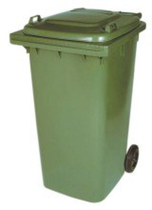 Contenedor con ruedas 240L verde
