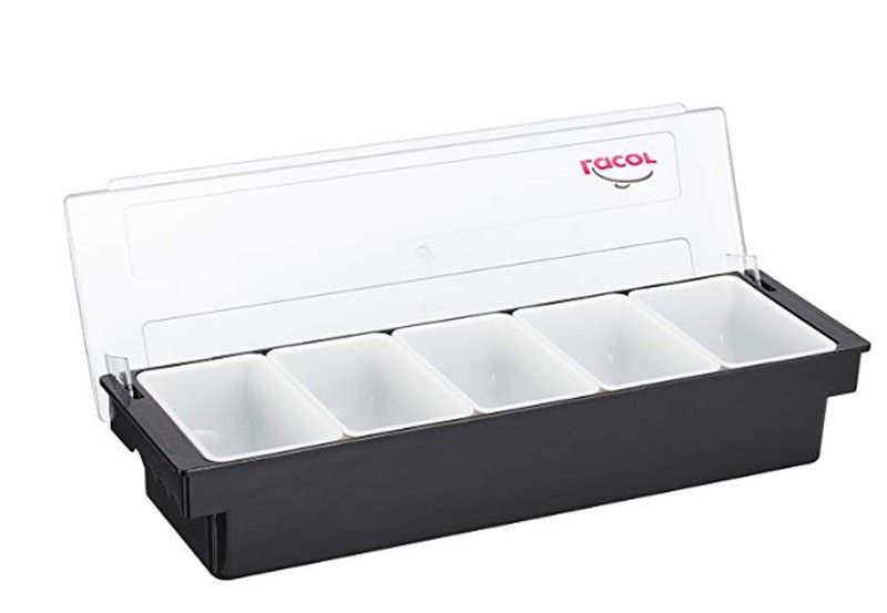 Contenedor condimentos 5 secciones