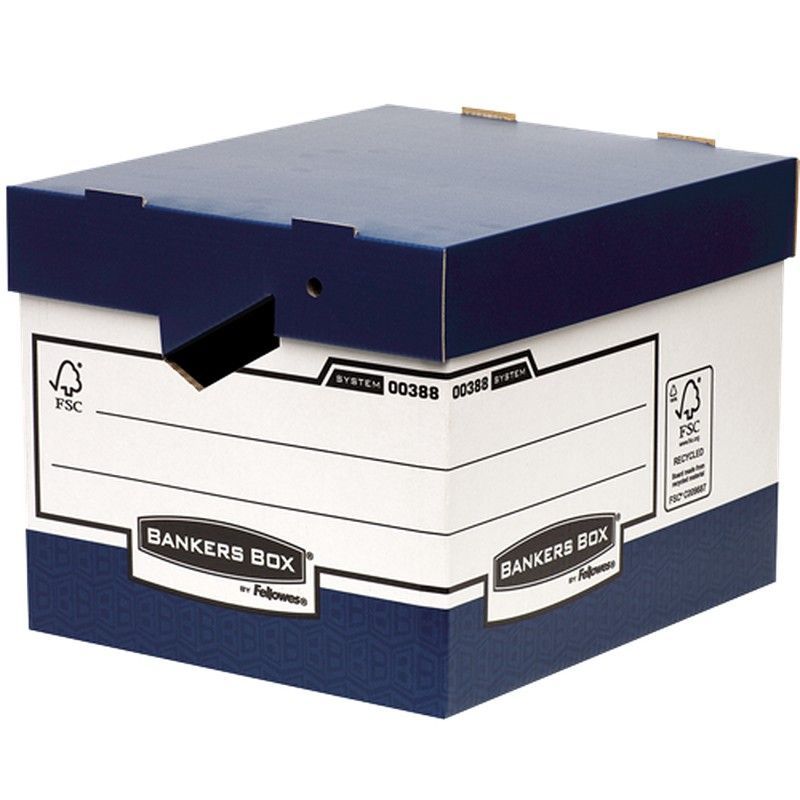 Contenedor de archivo con asas ergonómicas