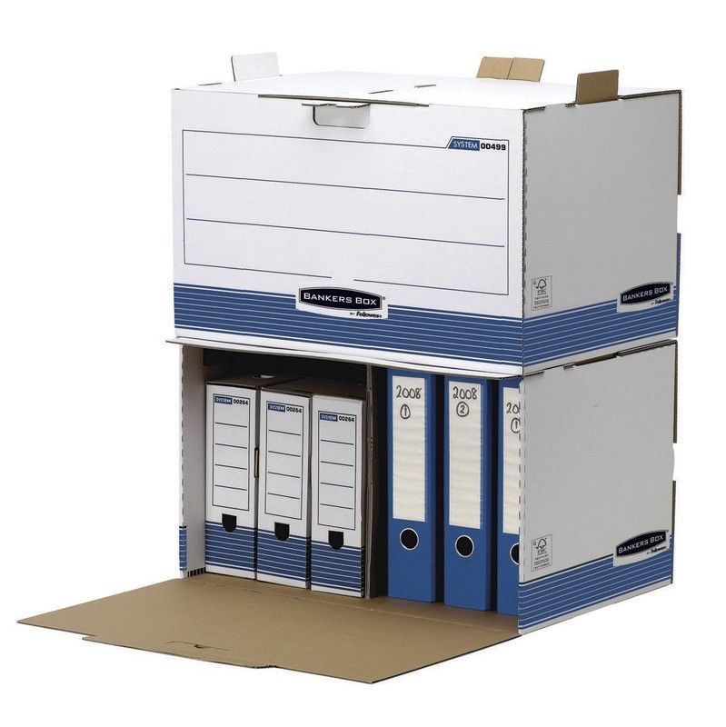 Contenedor de archivos con acceso frontal bankers box