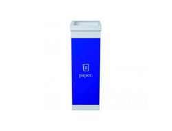 Contenedor papelera reciclaje paperflow con tapa poliestireno para papeles 60 l 76x36,3x26,3 cm