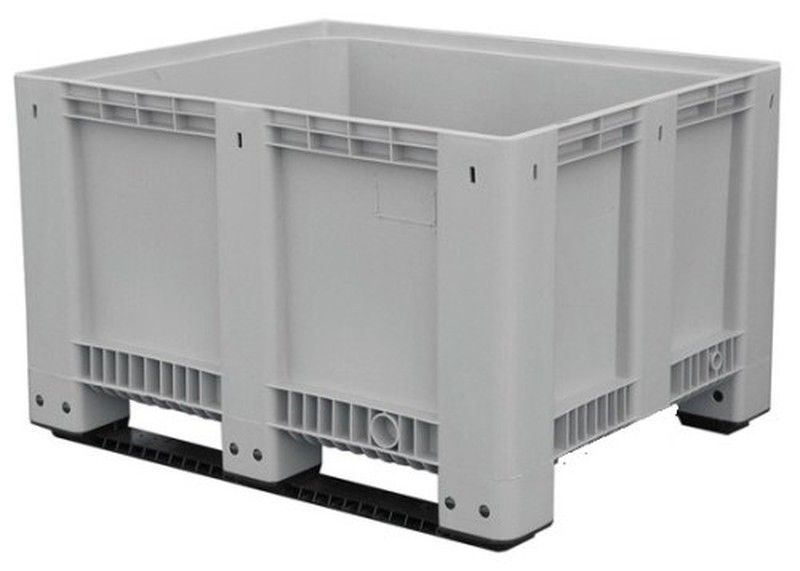 Contenedor plástico liso para baterías con patín 5049-PT