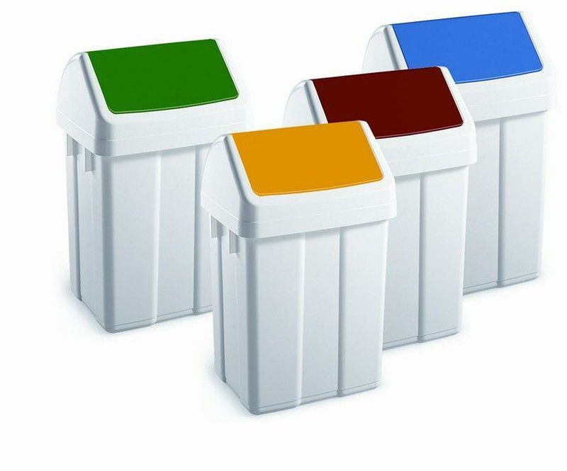 Contenedor reciclaje mod. Max con tapa basculante