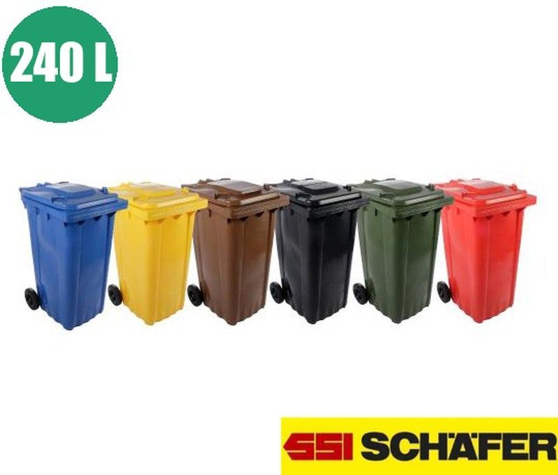 Contenedores 2 ruedas 240 litros para residuos