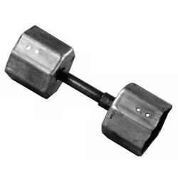 Contera Ø 60 octg. MET doble / TRANSMISION